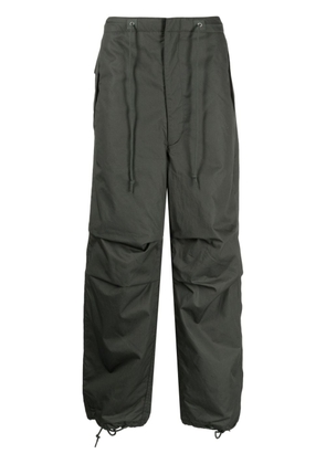 Nanamica water-repellent padded cotton trousers - Green