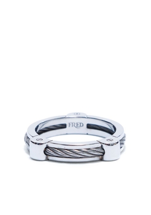 Fred 2000s pre-owned 18kt white gold Foce 10 ring - Silver