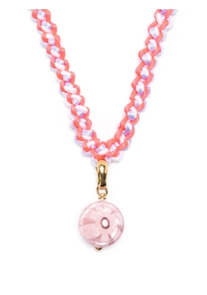 Forte Forte braided pendant necklace - Pink