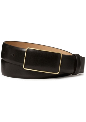 Tory Burch leather buckle belt - Black