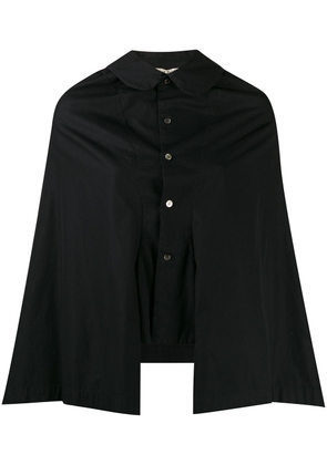 Comme Des Garçons Pre-Owned 1995 buttoned poncho shirt - Black