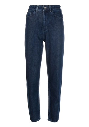 Emporio Armani high-rise tapered jeans - Blue