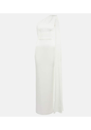 Alex Perry Marnel satin-crêpe gown