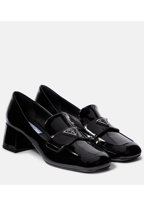 Prada Patent leather loafer pumps