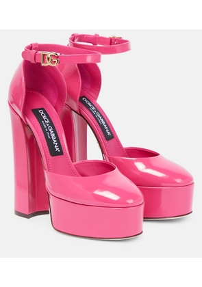 Dolce&Gabbana Platform leather sandals