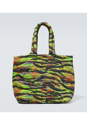 ERL Camouflage quilted tote bag