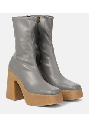 Stella McCartney Faux leather platform ankle boots