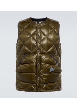 And Wander Diamond quilted vest