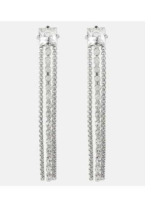 Miu Miu Crystal-embellished drop earrings