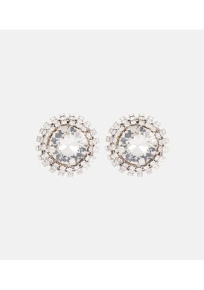 Miu Miu Crystal-embellished clip-on earrings