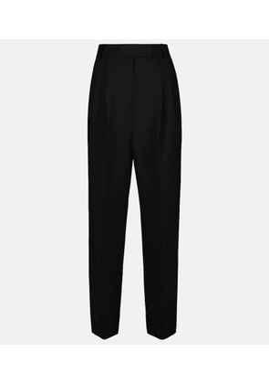 The Frankie Shop Bea twill high-rise pants