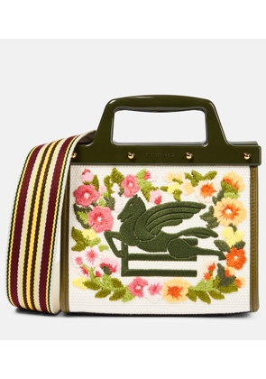 Etro Love Trotter Mini embroidered tote bag