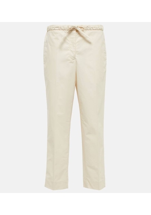 Jil Sander High-rise cotton pants