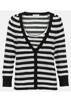 Dorothee Schumacher Striped cardigan and tank top set