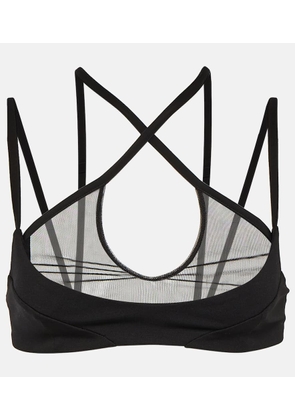The Attico Crossed straps bra