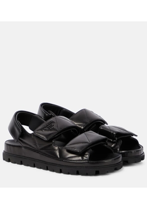 Prada Quilted leather sandals