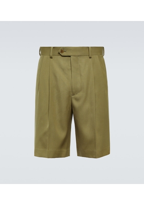 Auralee Wool gabardine shorts