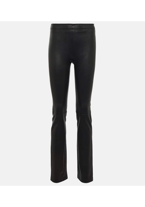 Stouls Cropped leather trousers