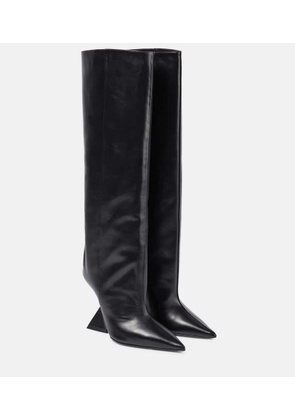 The Attico Cheope leather knee-high boots