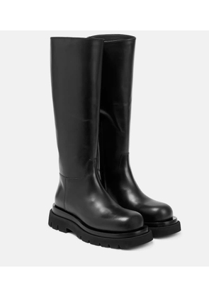 Bottega Veneta Lug leather knee-high boots
