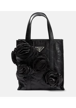 Prada Rosette-embellished leather tote bag