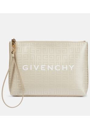 Givenchy Logo coated canvas pouch