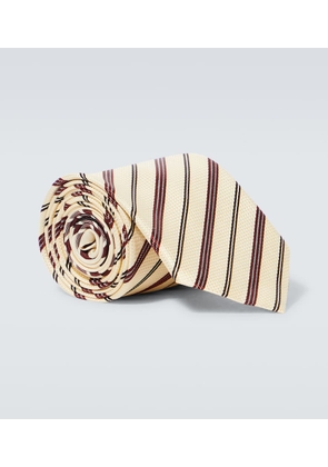 Dries Van Noten Printed silk tie