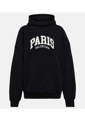 Balenciaga Cities Paris cotton hoodie