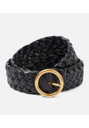 Bottega Veneta Foulard Intreccio leather belt
