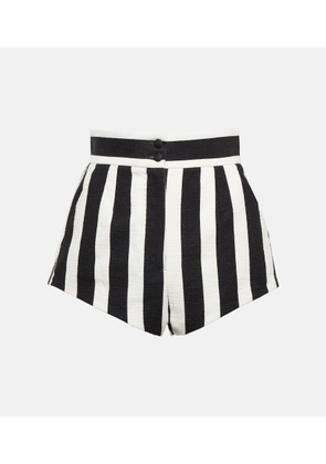 Dolce&Gabbana Portofino high-rise striped shorts