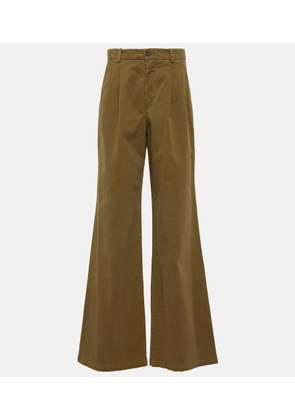 Nili Lotan Flavie cotton-blend wide-leg pants