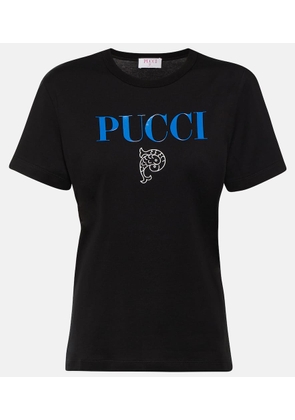 Pucci Logo cotton jersey T-shirt
