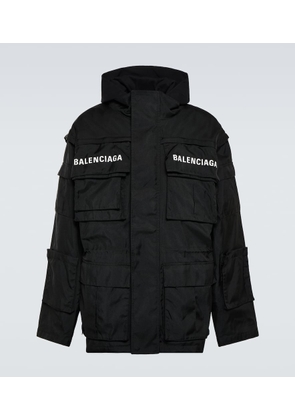 Balenciaga All In logo technical parka