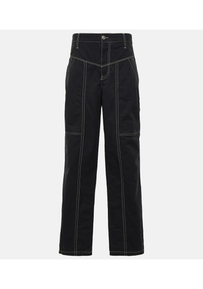 Marant Etoile Denzel high-rise wide-leg jeans