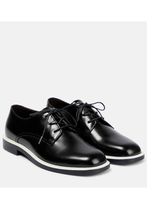 The Row Jules patent leather Derby shoes