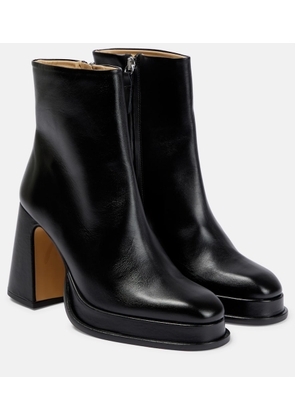 Souliers Martinez Chueca leather ankle boots