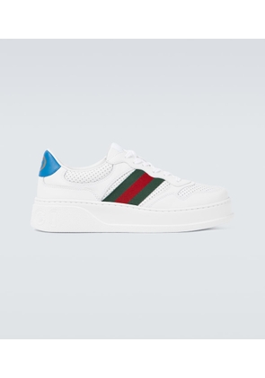 Gucci Leather sneakers with Web