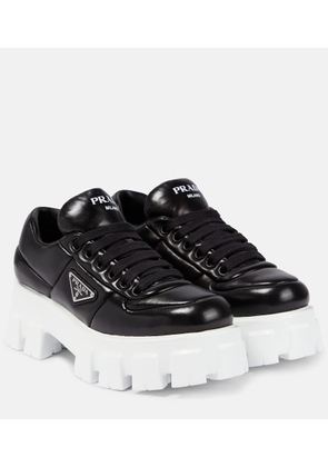Prada Padded nappa leather platform sneakers