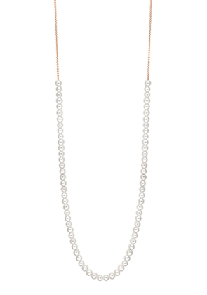 Ginette NY - Mini Maria 18K Rose Gold Mother-Of-Pearl Necklace - White - OS - Moda Operandi - Gifts For Her