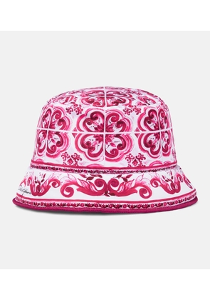 Dolce&Gabbana Majolica printed bucket hat