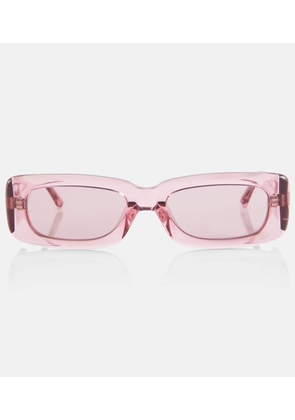 The Attico x Linda Farrow Mini Marfa rectangular sunglasses