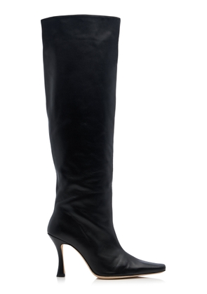 STAUD - Cami Leather Knee Boots - Black - IT 36 - Moda Operandi