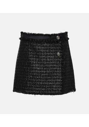 Versace Bouclé miniskirt