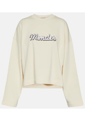 Moncler Printed cotton-blend sweatshirt