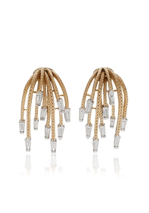 Nikos Koulis - Together 18K Yellow And White Gold Diamond Earrings - Gold - OS - Moda Operandi - Gifts For Her