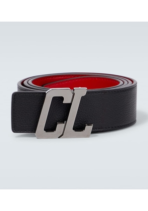 Christian Louboutin CL logo leather belt