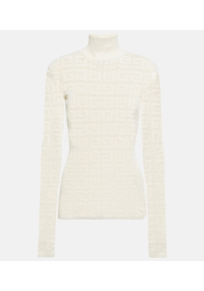 Givenchy 4G jacquard mockneck sweater