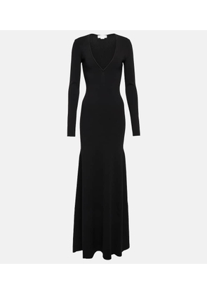Victoria Beckham Knitted V-neck maxi dress