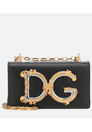Dolce&Gabbana DG Girls Small leather shoulder bag