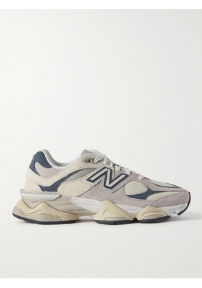 New Balance - 9060 Suede and Mesh Sneakers - Men - Neutrals - UK 6